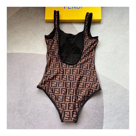 fendi one piece bathing suit|Fendi high waisted bikini.